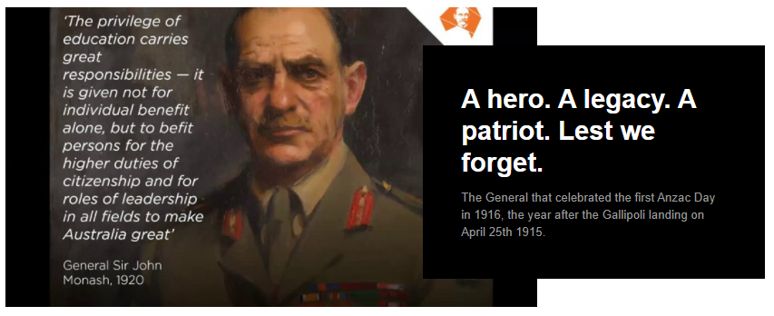 A hero. A legacy. A patriot. Lest we forget.